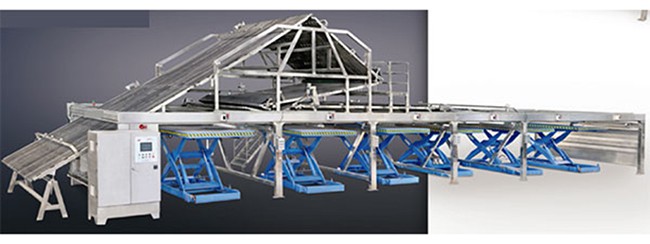 Machine de tri / Machine de tri pour cuir bleu humide