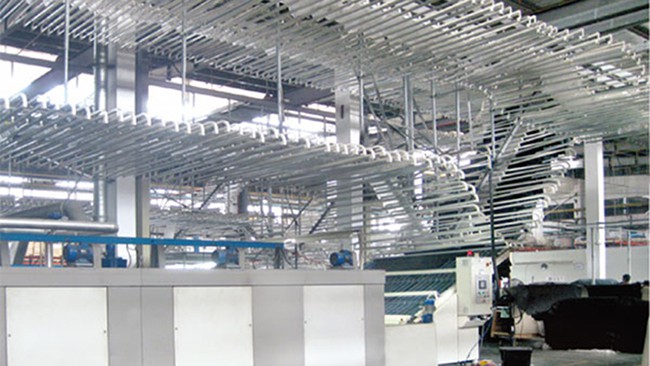 Sécheur industriel / Support de séchage suspendu en rack pour cuir