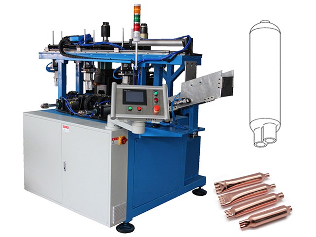 Machine pour filtre à deux voies