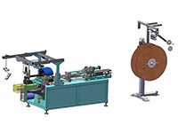 Machine à couper, rigidifier et torcher les tubes en cuivre